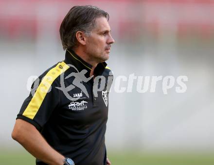 Fussball Regionalliga. SK Austria Klagenfurt gegen Allerheiligen. Trainer Udo Kleindienst  (Allerheiligen). Klagenfurt, am 29.7.2016.
Foto: Kuess
---
pressefotos, pressefotografie, kuess, qs, qspictures, sport, bild, bilder, bilddatenbank