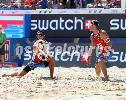 Beachvolleyball. Beach Volleyball Major Series. Martin ERMACORA, Moritz Bernd PRISTAUZ TELSNIGG (AUT). Klagenfurt, 29.7.2016.
Foto: Kuess
---
pressefotos, pressefotografie, kuess, qs, qspictures, sport, bild, bilder, bilddatenbank