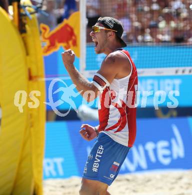 Beachvolleyball. Beach Volleyball Major Series.  Moritz Bernd PRISTAUZ TELSNIGG (AUT). Klagenfurt, 29.7.2016.
Foto: Kuess
---
pressefotos, pressefotografie, kuess, qs, qspictures, sport, bild, bilder, bilddatenbank