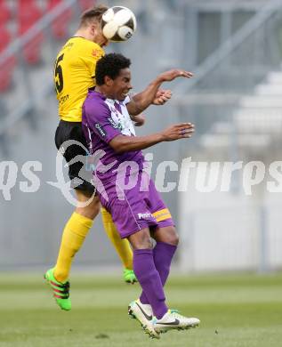 Fussball Regionalliga. SK Austria Klagenfurt gegen Allerheiligen. Sandro Jose Da Silva,  (Klagenfurt), Dejan Kurbus (Allerheiligen). Klagenfurt, am 29.7.2016.
Foto: Kuess
---
pressefotos, pressefotografie, kuess, qs, qspictures, sport, bild, bilder, bilddatenbank