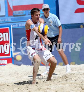 Beachvolleyball. Beach Volleyball Major Series.  Alexander  Xandi HUBER (AUT). Klagenfurt, 29.7.2016.
Foto: Kuess
---
pressefotos, pressefotografie, kuess, qs, qspictures, sport, bild, bilder, bilddatenbank