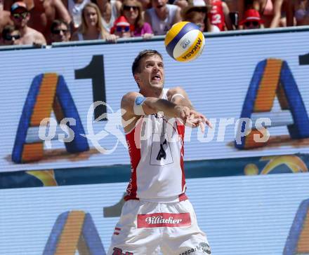 Beachvolleyball. Beach Volleyball Major Series.  Alexander  Xandi HUBER (AUT). Klagenfurt, 29.7.2016.
Foto: Kuess
---
pressefotos, pressefotografie, kuess, qs, qspictures, sport, bild, bilder, bilddatenbank