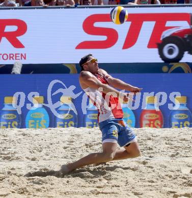 Beachvolleyball. Beach Volleyball Major Series.  Moritz Bernd PRISTAUZ TELSNIGG (AUT). Klagenfurt, 29.7.2016.
Foto: Kuess
---
pressefotos, pressefotografie, kuess, qs, qspictures, sport, bild, bilder, bilddatenbank