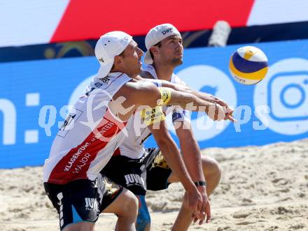 Beachvolleyball. Beach Volleyball Major Series. Thomas KUNERT, Christoph DRESSLER (AUT). Klagenfurt, 29.7.2016.
Foto: Kuess
---
pressefotos, pressefotografie, kuess, qs, qspictures, sport, bild, bilder, bilddatenbank