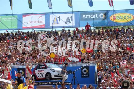 Beachvolleyball. Beach Volleyball Major Series. Fans. Klagenfurt, 29.7.2016.
Foto: Kuess
---
pressefotos, pressefotografie, kuess, qs, qspictures, sport, bild, bilder, bilddatenbank