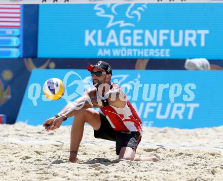 Beachvolleyball. Beach Volleyball Major Series.  Clemens DOPPLER, (AUT). Klagenfurt, 29.7.2016.
Foto: Kuess
---
pressefotos, pressefotografie, kuess, qs, qspictures, sport, bild, bilder, bilddatenbank