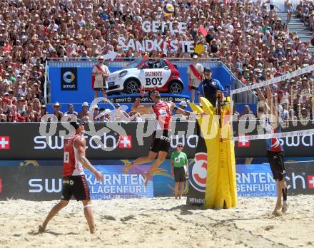 Beachvolleyball. Beach Volleyball Major Series.  Clemens DOPPLER, Alexander HORST (AUT). Klagenfurt, 29.7.2016.
Foto: Kuess
---
pressefotos, pressefotografie, kuess, qs, qspictures, sport, bild, bilder, bilddatenbank