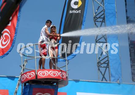 Beachvolleyball. Beach Volleyball Major Series.  Eskimo Girl, Fans. Klagenfurt, 30.7.2016.
Foto: Kuess
---
pressefotos, pressefotografie, kuess, qs, qspictures, sport, bild, bilder, bilddatenbank