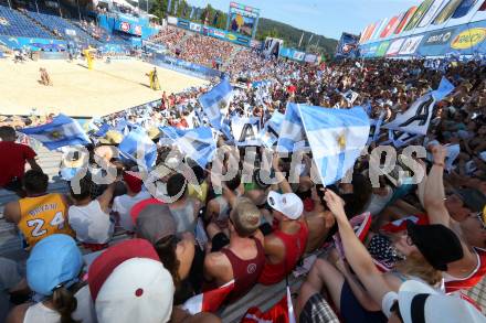 Beachvolleyball. Beach Volleyball Major Series. Fans.  Klagenfurt, 30.7.2016.
Foto: Kuess

---
pressefotos, pressefotografie, kuess, qs, qspictures, sport, bild, bilder, bilddatenbank