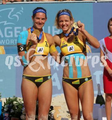 Beachvolleyball. Beach Volleyball Major Series. Laura LUDWIG,  Kira WALKENHORST (GER).  Klagenfurt, 30.7.2016.
Foto: Kuess

---
pressefotos, pressefotografie, kuess, qs, qspictures, sport, bild, bilder, bilddatenbank