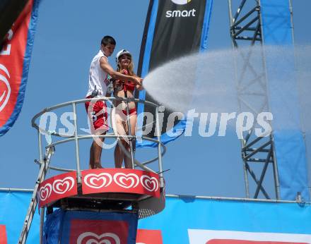 Beachvolleyball. Beach Volleyball Major Series.  Eskimo Girl, Fans. Klagenfurt, 30.7.2016.
Foto: Kuess

---
pressefotos, pressefotografie, kuess, qs, qspictures, sport, bild, bilder, bilddatenbank