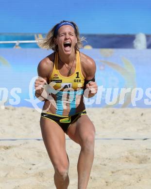 Beachvolleyball. Beach Volleyball Major Series.  Laura LUDWIG,   (GER).  Klagenfurt, 30.7.2016.
Foto: Kuess
---
pressefotos, pressefotografie, kuess, qs, qspictures, sport, bild, bilder, bilddatenbank