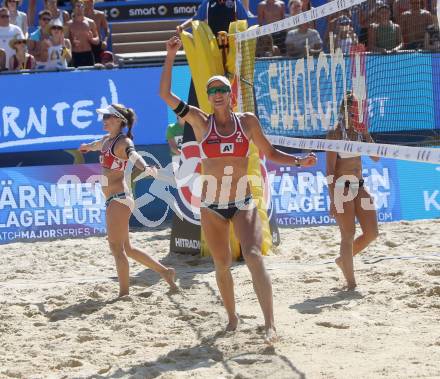 Beachvolleyball. Beach Volleyball Major Series. Nadine ZUMKEHR, Joana HEIDRICH (SUI). Klagenfurt, 30.7.2016.
Foto: Kuess

---
pressefotos, pressefotografie, kuess, qs, qspictures, sport, bild, bilder, bilddatenbank