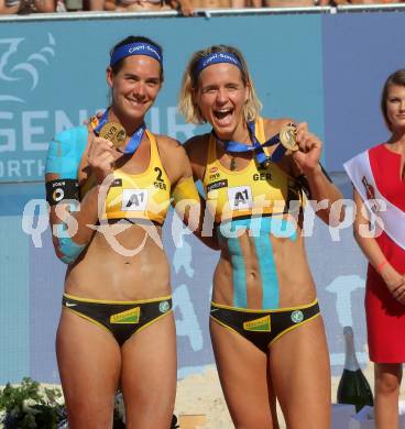 Beachvolleyball. Beach Volleyball Major Series. Laura LUDWIG,  Kira WALKENHORST (GER).  Klagenfurt, 30.7.2016.
Foto: Kuess

---
pressefotos, pressefotografie, kuess, qs, qspictures, sport, bild, bilder, bilddatenbank