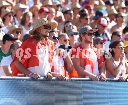 Beachvolleyball. Beach Volleyball Major Series. Fans.  Klagenfurt, 30.7.2016.
Foto: Kuess

---
pressefotos, pressefotografie, kuess, qs, qspictures, sport, bild, bilder, bilddatenbank