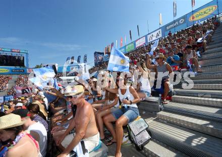 Beachvolleyball. Beach Volleyball Major Series. Fans.  Klagenfurt, 30.7.2016.
Foto: Kuess
---
pressefotos, pressefotografie, kuess, qs, qspictures, sport, bild, bilder, bilddatenbank