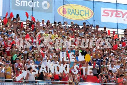 Beachvolleyball. Beach Volleyball Major Series.  Fans. Klagenfurt, 30.7.2016.
Foto: Kuess
---
pressefotos, pressefotografie, kuess, qs, qspictures, sport, bild, bilder, bilddatenbank