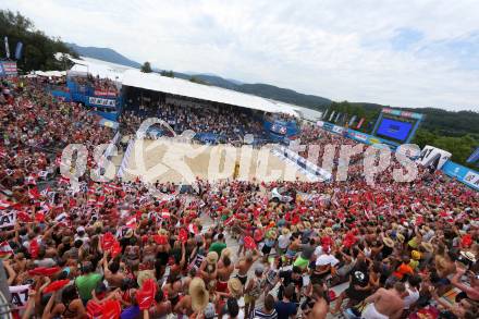 Beachvolleyball. Beach Volleyball Major Series.  Fans. Klagenfurt, 31.7.2016.
Foto: Kuess
---
pressefotos, pressefotografie, kuess, qs, qspictures, sport, bild, bilder, bilddatenbank