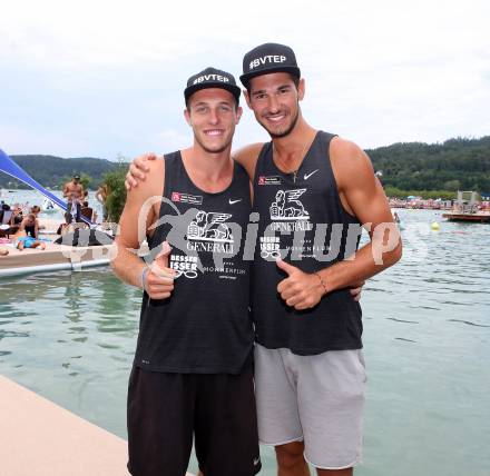 Beachvolleyball. Beach Volleyball Major Series.  Martin ERMACORA, Moritz Bernd PRISTAUZ-TELSNIGG (AUT). Klagenfurt, 31.7.2016.
Foto: Kuess
---
pressefotos, pressefotografie, kuess, qs, qspictures, sport, bild, bilder, bilddatenbank