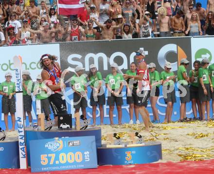 Beachvolleyball. Beach Volleyball Major Series.  Aleksandrs SAMOILOVS, Janis SMEDINS (LAT)). Klagenfurt, 31.7.2016.
Foto: Kuess

---
pressefotos, pressefotografie, kuess, qs, qspictures, sport, bild, bilder, bilddatenbank