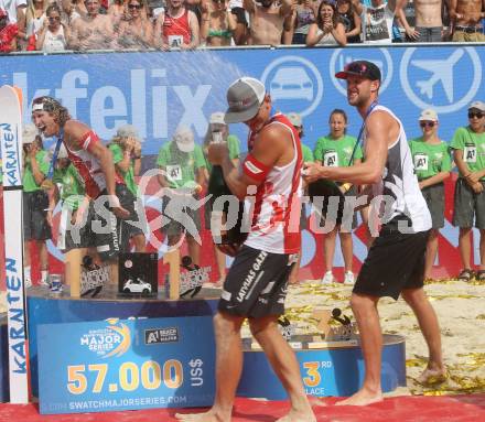 Beachvolleyball. Beach Volleyball Major Series.  Aleksandrs SAMOILOVS (LAT), Chaim SCHALK, (CAN). Klagenfurt, 31.7.2016.
Foto: Kuess

---
pressefotos, pressefotografie, kuess, qs, qspictures, sport, bild, bilder, bilddatenbank