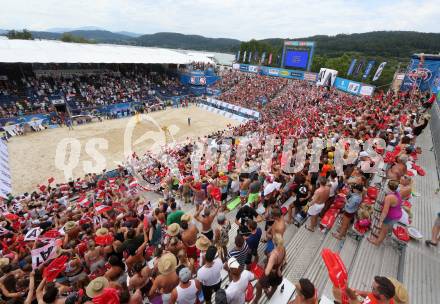 Beachvolleyball. Beach Volleyball Major Series.  Fans. Klagenfurt, 31.7.2016.
Foto: Kuess
---
pressefotos, pressefotografie, kuess, qs, qspictures, sport, bild, bilder, bilddatenbank