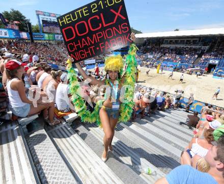 Beachvolleyball. Beach Volleyball Major Series.  Fans, Brasil Girl. Klagenfurt, 31.7.2016.
Foto: Kuess
---
pressefotos, pressefotografie, kuess, qs, qspictures, sport, bild, bilder, bilddatenbank