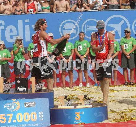 Beachvolleyball. Beach Volleyball Major Series.  Aleksandrs SAMOILOVS, Janis SMEDINS (LAT). Klagenfurt, 31.7.2016.
Foto: Kuess

---
pressefotos, pressefotografie, kuess, qs, qspictures, sport, bild, bilder, bilddatenbank