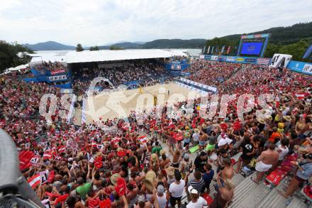 Beachvolleyball. Beach Volleyball Major Series.  Fans. Klagenfurt, 31.7.2016.
Foto: Kuess

---
pressefotos, pressefotografie, kuess, qs, qspictures, sport, bild, bilder, bilddatenbank