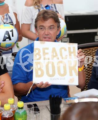 Beachvolleyball. Beach Volleyball Major Series.  Hannes Jagerhofer. Klagenfurt, 31.7.2016.
Foto: Kuess
---
pressefotos, pressefotografie, kuess, qs, qspictures, sport, bild, bilder, bilddatenbank