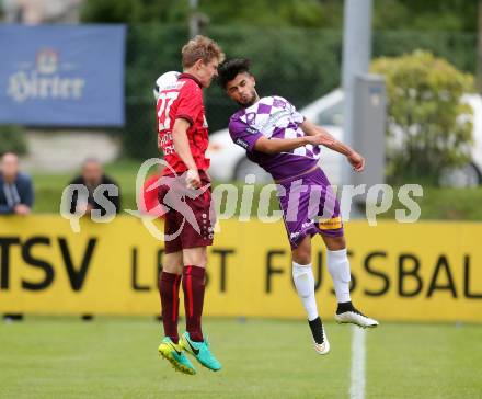 Fussball. Regionalliga. ATSV Wolfsberg gegen SK Austria Klagenfurt. Hannes Wibmer (Wolfsberg), Burak Yilmaz (Klagenfurt). Wolfsberg, 5.8.2016.
Foto: Kuess
---
pressefotos, pressefotografie, kuess, qs, qspictures, sport, bild, bilder, bilddatenbank