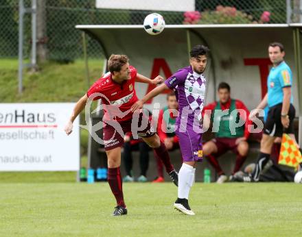 Fussball. Regionalliga. ATSV Wolfsberg gegen SK Austria Klagenfurt. Florian Rabensteiner (Wolfsberg),  Burak Yilmaz (Klagenfurt). Wolfsberg, 5.8.2016.
Foto: Kuess
---
pressefotos, pressefotografie, kuess, qs, qspictures, sport, bild, bilder, bilddatenbank