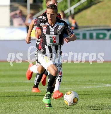 Fussball tipico Bundesliga. RZ Pellets WAC gegen SV Guntamatic Ried.  Gerald Nutz (WAC). Lavanttal Arena Wolfsberg, am 6.8.2016.
Foto: Kuess
---
pressefotos, pressefotografie, kuess, qs, qspictures, sport, bild, bilder, bilddatenbank