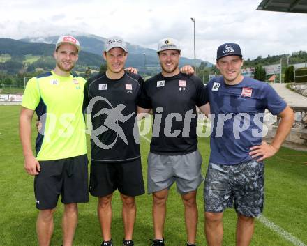 Schi Ski Alpin. Training OESV. Marco Schwarz, Otmar Striedinger, Christian Walder, Matthias Mayer. Seeboden, 4.7.2016.
Foto: Kuess
---
pressefotos, pressefotografie, kuess, qs, qspictures, sport, bild, bilder, bilddatenbank