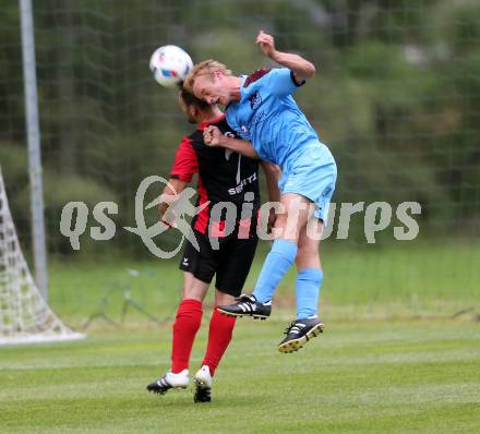 Fussball. Unterliga Ost. Sirnitz gegen Woelfnitz. Patrick Daniel Fresenberger (Sirnitz), Michael Pirker (Woelfnitz). Sirnitz, 30.7.2016.
Foto: Kuess
---
pressefotos, pressefotografie, kuess, qs, qspictures, sport, bild, bilder, bilddatenbank