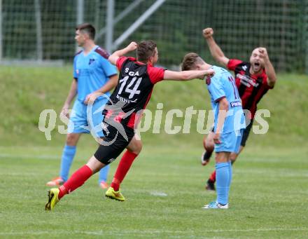 Fussball. Unterliga Ost. Sirnitz gegen Woelfnitz. Torjubel Christopher Lassnig (Sirnitz). Sirnitz, 30.7.2016.
Foto: Kuess
---
pressefotos, pressefotografie, kuess, qs, qspictures, sport, bild, bilder, bilddatenbank