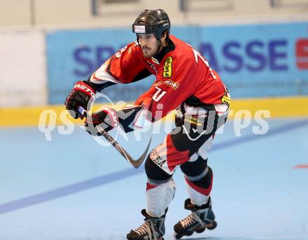 Inline-Hockey WM-Qualifikations-Turnier. Oesterreich gegen Lettland.  Diethart Winzig (Oesterreich). Steindorf, am 25.6.2016.
Foto: Kuess
---
pressefotos, pressefotografie, kuess, qs, qspictures, sport, bild, bilder, bilddatenbank