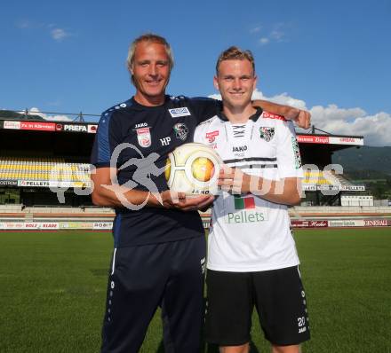 Fussball tipico Bundesliga. RZ Pellets WAC. Heimo Pfeifenberger, Christoph
Rabitsch. Lavanttal Arena Wolfsberg, am 4.7.2016.
Foto: Kuess
---
pressefotos, pressefotografie, kuess, qs, qspictures, sport, bild, bilder, bilddatenbank