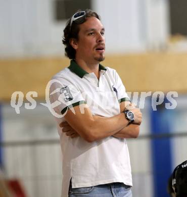 Inline-Hockey WM-Qualifikations-Turnier. Oesterreich gegen Lettland.  Trainer Herwig Gressel (Oesterreich). Steindorf, am 25.6.2016.
Foto: Kuess
---
pressefotos, pressefotografie, kuess, qs, qspictures, sport, bild, bilder, bilddatenbank