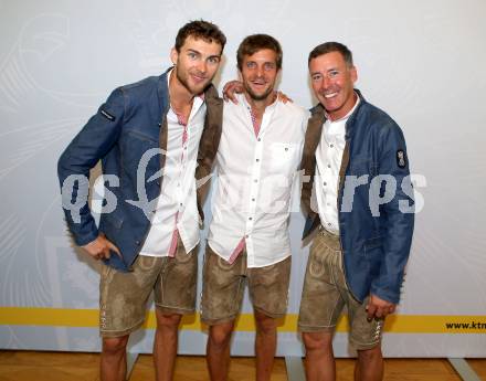 Olympische Sommerspiele Rio 2016. Beachvolleyball. Robin Seidl, Alexander Xandi Huber, Helmut Voggenberger. Klagenfurt, am 22.7.2016.
Foto: Kuess
---
pressefotos, pressefotografie, kuess, qs, qspictures, sport, bild, bilder, bilddatenbank