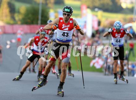 FIS Summer Grand Prix Nordic Combined. Nordische Kombination. Philipp Orter (AUT). Villacher Alpenarena, am 31.8.2016.
Foto: Kuess
---
pressefotos, pressefotografie, kuess, qs, qspictures, sport, bild, bilder, bilddatenbank