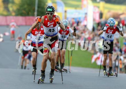 FIS Summer Grand Prix Nordic Combined. Nordische Kombination. Philipp Orter (AUT). Villacher Alpenarena, am 31.8.2016.
Foto: Kuess
---
pressefotos, pressefotografie, kuess, qs, qspictures, sport, bild, bilder, bilddatenbank