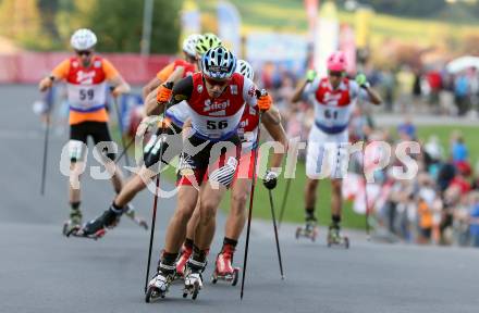 FIS Summer Grand Prix Nordic Combined. Nordische Kombination. Thomas Wolfgang Joebstl  (AUT). Villacher Alpenarena, am 31.8.2016.
Foto: Kuess
---
pressefotos, pressefotografie, kuess, qs, qspictures, sport, bild, bilder, bilddatenbank