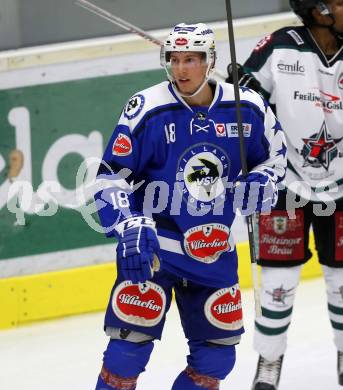 Eishockey testspiel. VSV gegen Starbulls Rosenheim. Torjubel Valentin Leiler (VSV). Villach, am 9.9.2016.
Foto: Kuess
---
pressefotos, pressefotografie, kuess, qs, qspictures, sport, bild, bilder, bilddatenbank