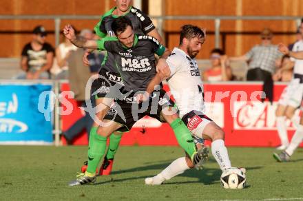 Fussball Kaerntner Liga. SAK gegen Feldkirchen. Grega Triplat, (SAK), Mario Antunovic (Feldkirchen). Welzenegg, am 9.9.2016.
Foto: Kuess
---
pressefotos, pressefotografie, kuess, qs, qspictures, sport, bild, bilder, bilddatenbank