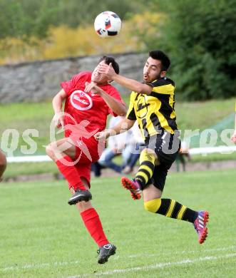 Fussball. 1. Klasse C. HSV gegen Glanegg. Fatih Tenekeci (HSV), Jean Noel Scheriau (Glanegg). Klagenfurt Lendorf, 17.9.2016,
Foto: Kuess
---
pressefotos, pressefotografie, kuess, qs, qspictures, sport, bild, bilder, bilddatenbank