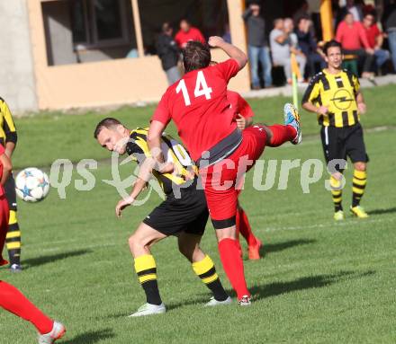 Fussball. 1. Klasse C. HSV gegen Glanegg. Daniel Moser (HSV), Christian Haslauer (Glanegg). Klagenfurt Lendorf, 17.9.2016,
Foto: Kuess
---
pressefotos, pressefotografie, kuess, qs, qspictures, sport, bild, bilder, bilddatenbank