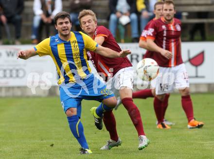 Fussball Unterliga West. Ludmannsdorf gegen Noetsch. Julian Hobel, (Ludmannsdorf), Philipp Werner Kofler (Noetsch). Ludmannsdorf, am 18.9.2016.
Foto: Kuess
---
pressefotos, pressefotografie, kuess, qs, qspictures, sport, bild, bilder, bilddatenbank