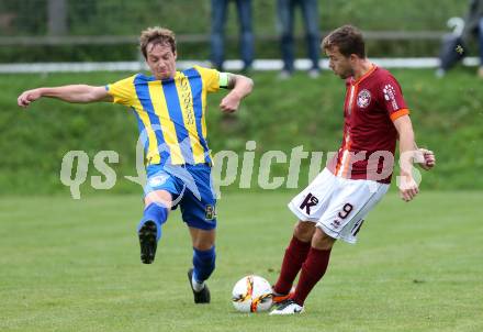 Fussball Unterliga West. Ludmannsdorf gegen Noetsch. Marcel Quantschnig, (Ludmannsdorf), Michael Sternig (Noetsch). Ludmannsdorf, am 18.9.2016.
Foto: Kuess
---
pressefotos, pressefotografie, kuess, qs, qspictures, sport, bild, bilder, bilddatenbank