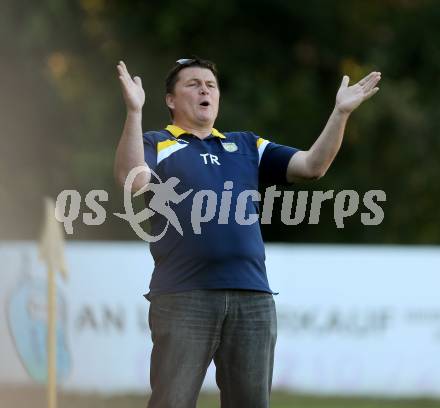 Fussball. 1. Klasse C. Ebental gegen SG KSK-Woerthersee/ATUS Poertschach. Trainer  Martin Johann Kaiser  (SG KSK-Woerthersee/ATUS Poertschach). Ebental, 25.9.2016.
Foto: Kuess
---
pressefotos, pressefotografie, kuess, qs, qspictures, sport, bild, bilder, bilddatenbank